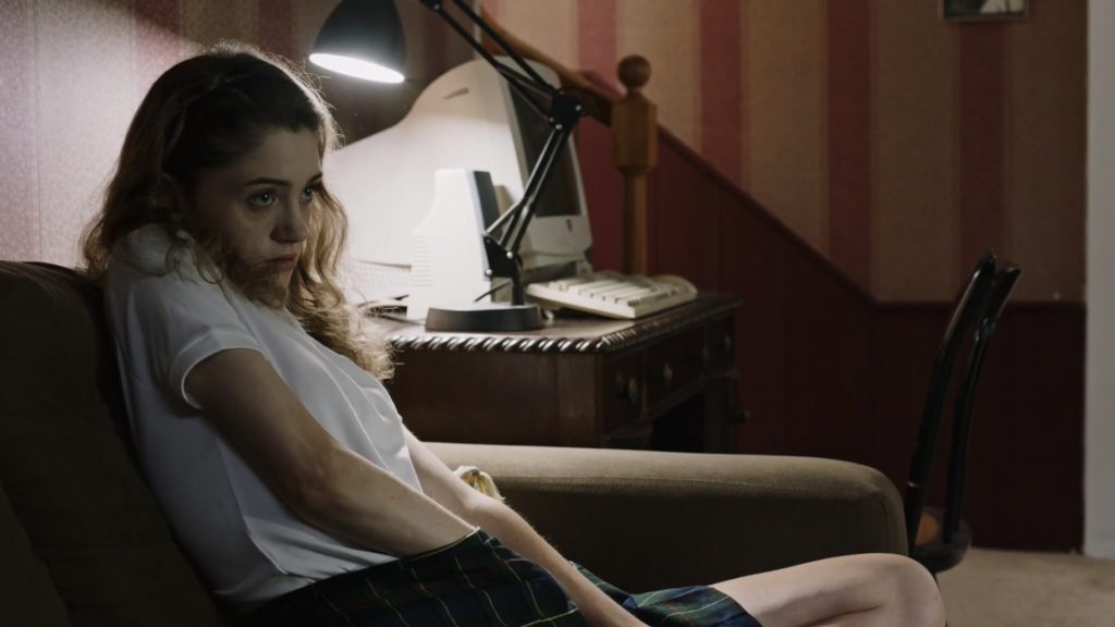 Alice masturbates