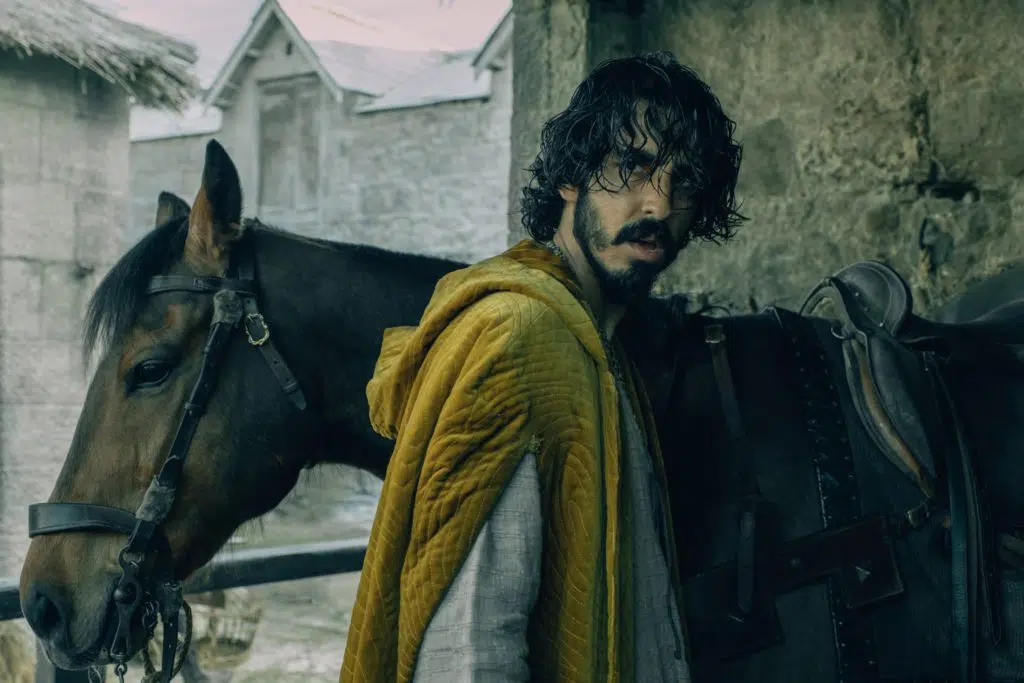 Gawain with his horse
