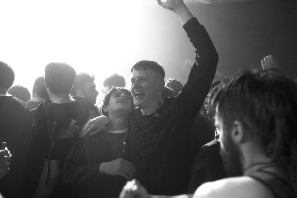 Johnno and Spanner at the rave