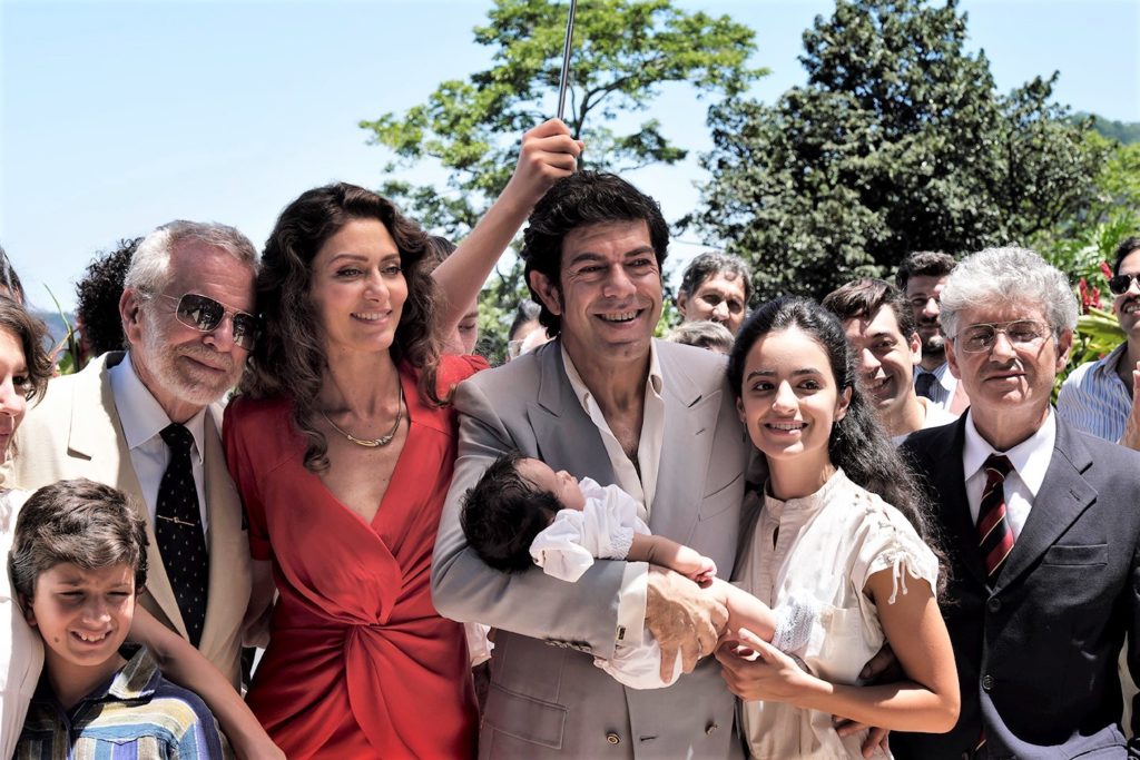 Tommaso celebrates with his family