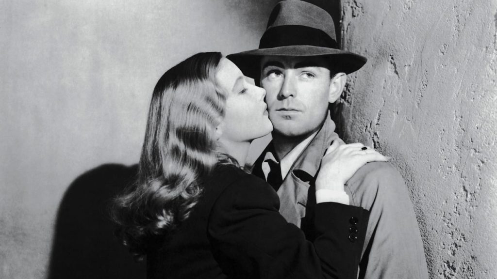 Veronica Lake and Alan Ladd