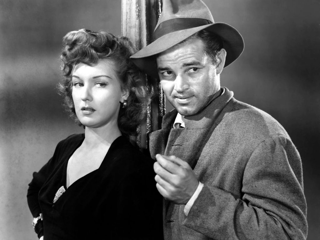 Ann Savage and Tom Neal