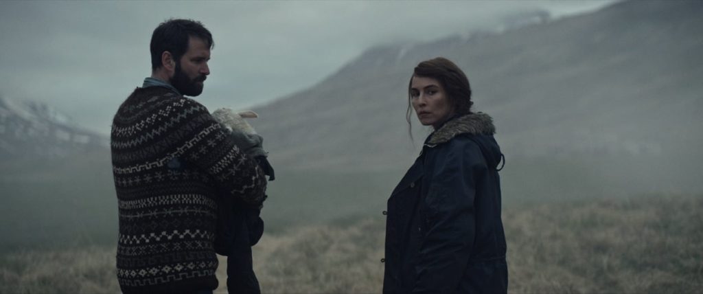Ingvar and Maria with the lamb