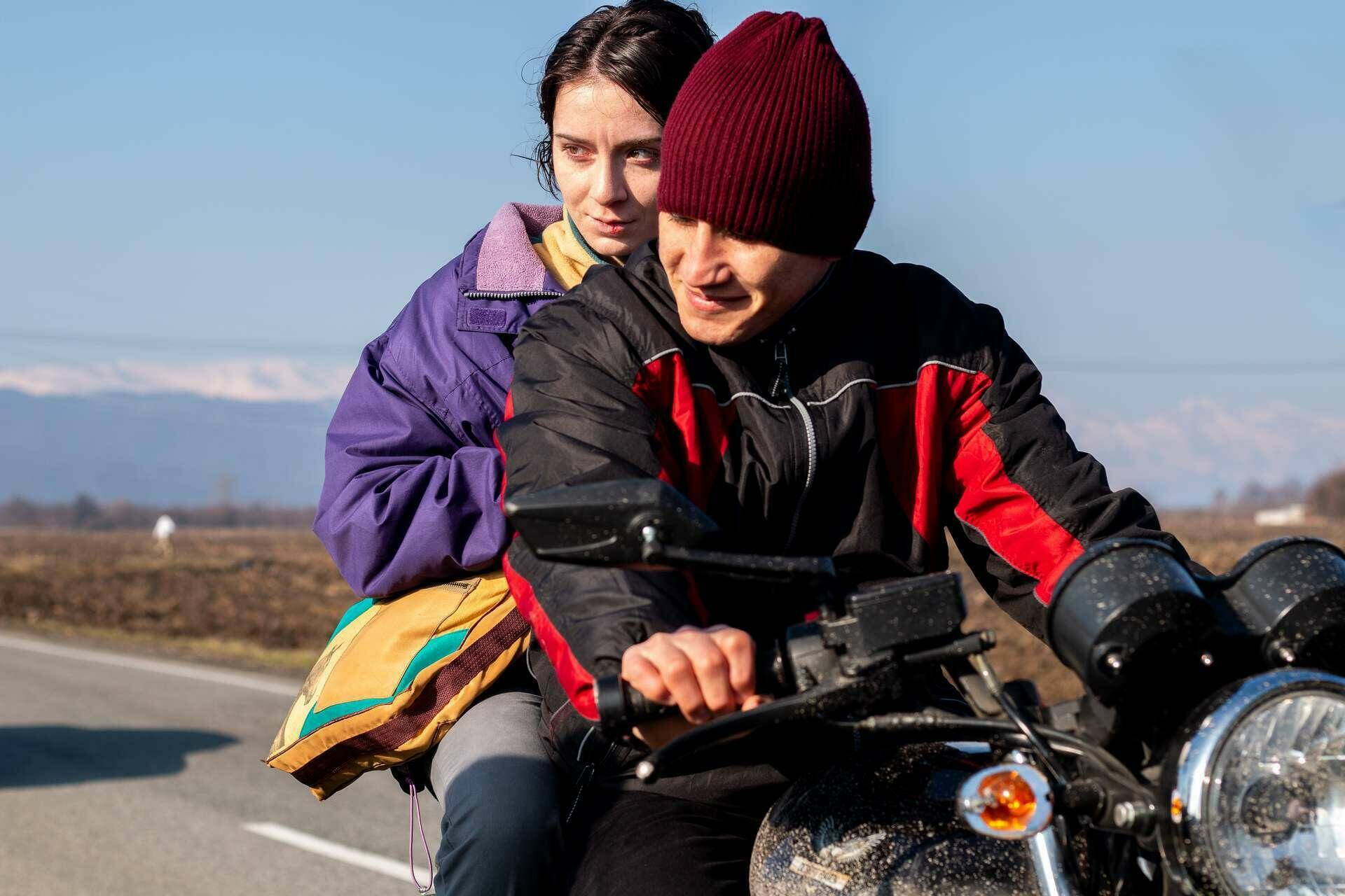 Ada and Akim take on a motorbike