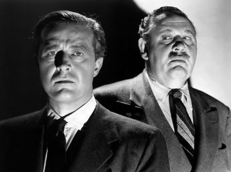 Ray Milland and Charles Laughton