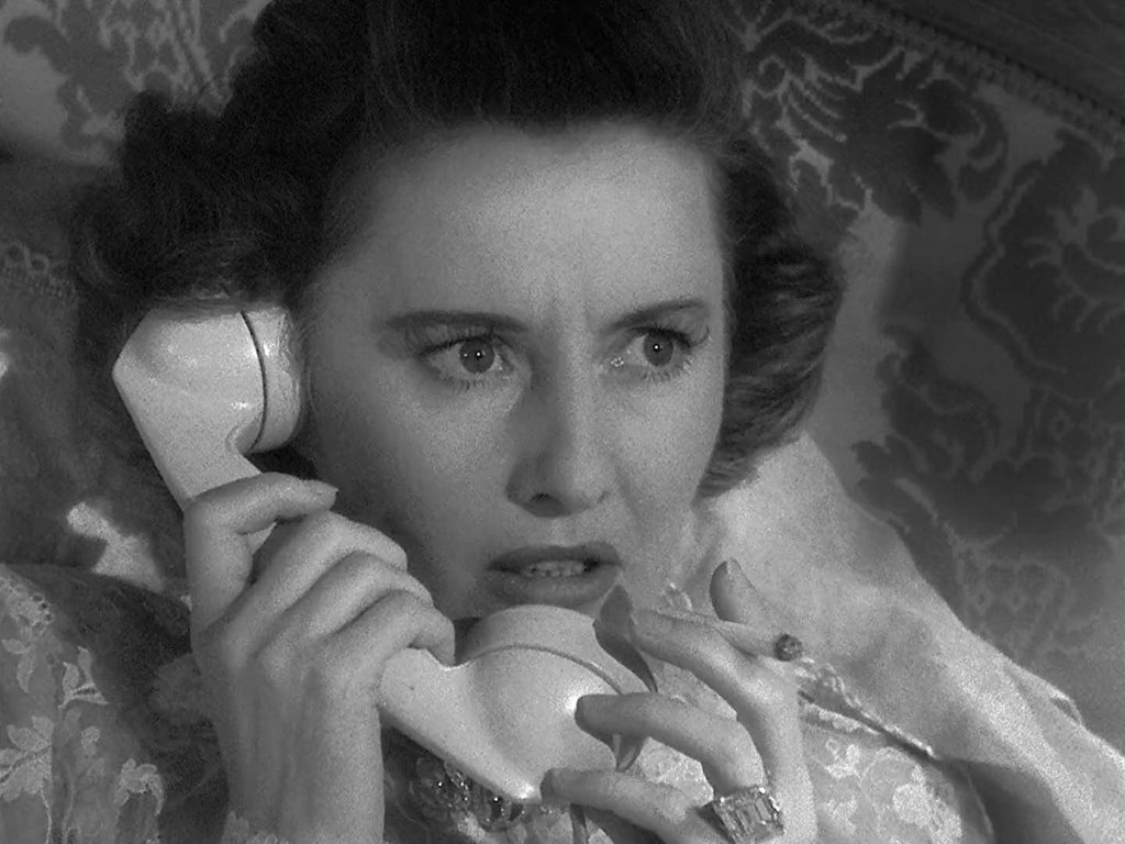 A fearful Leona on the phone
