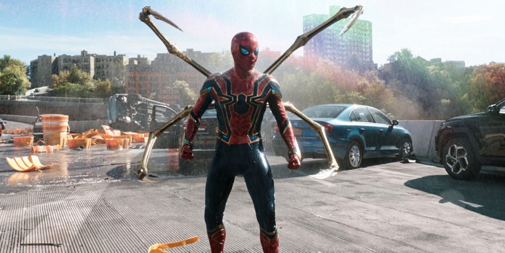 Spider-Man complete with arachnid arms