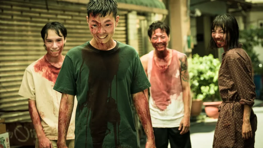 Zombies smiling