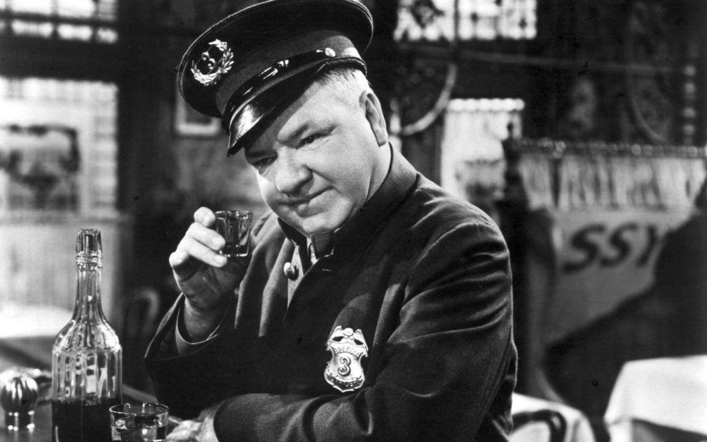 WC Fields has a drink
