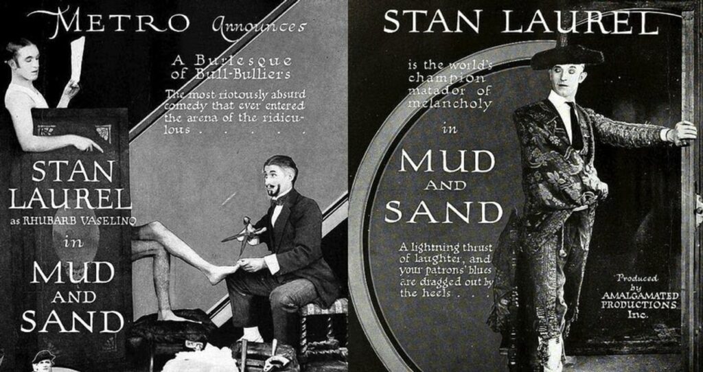 Original publicity material for the film Mud and Sand