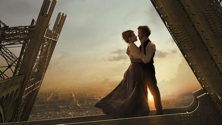 Adrienne and Gustave dance on the tower