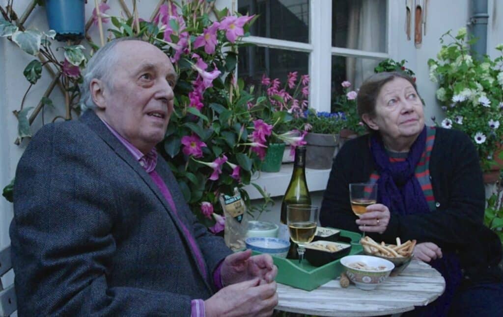 Dario Argento and Françoise Lebrun