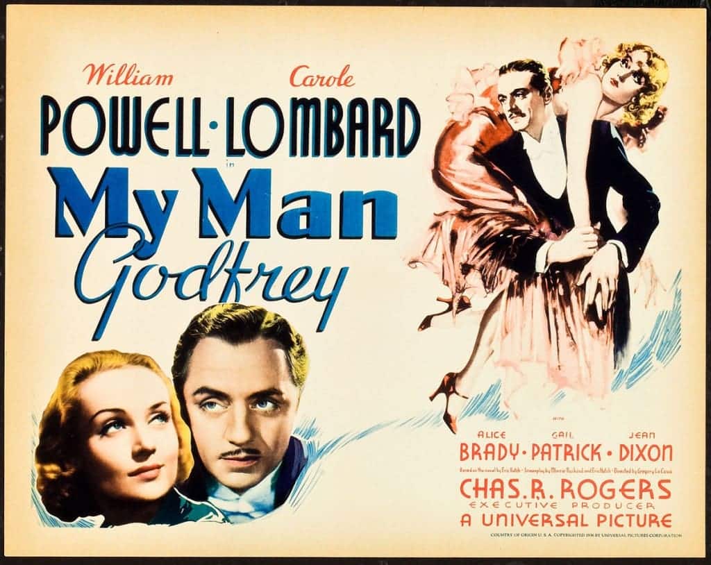 Poster for the film My Man Godfrey