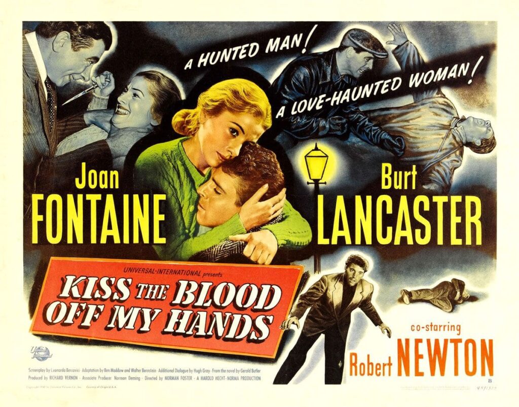 Foyer poster for Kiss the Blood Off My Hands