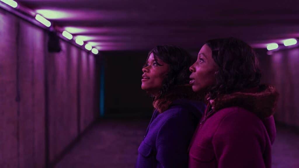 June and Jennifer as played by Letitia Wright and Tamara Lawrance