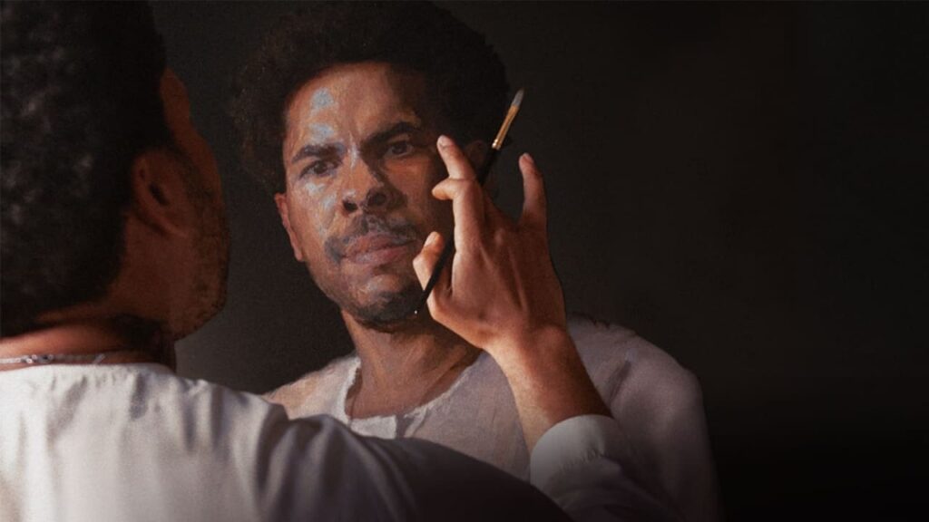 George Anthony Morton paints himself