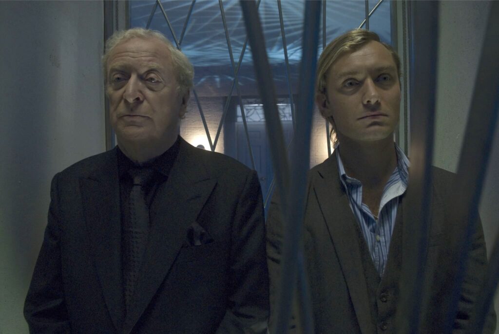 Michael Caine and Jude Law in the 2007 Sleuth remake