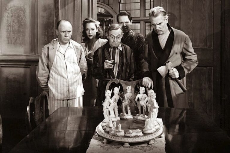 Barry Fitzgerald and cast