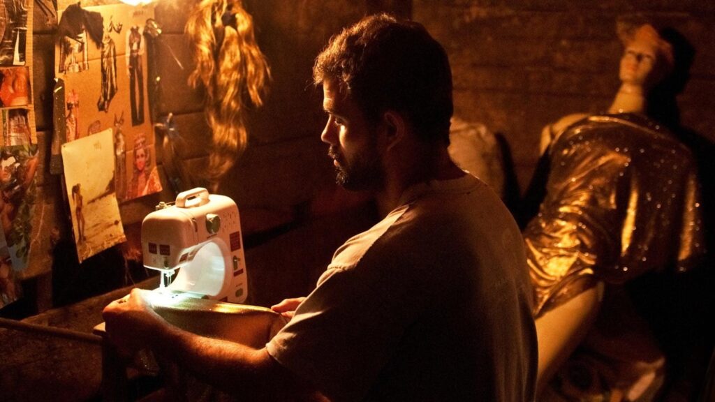Iremar at the sewing machine