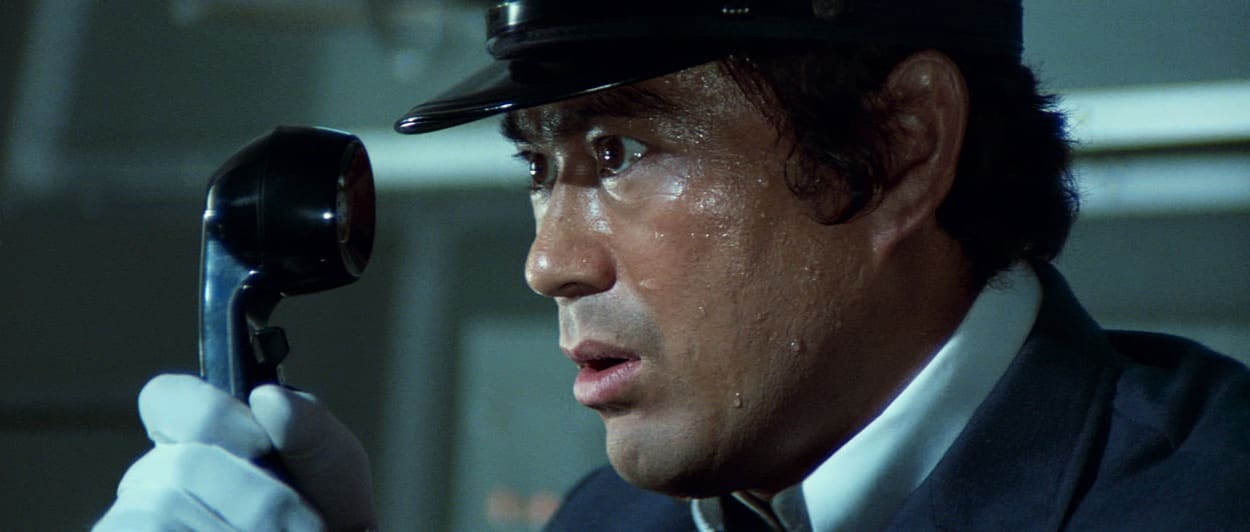 Sonny Chiba as train driver Aoki
