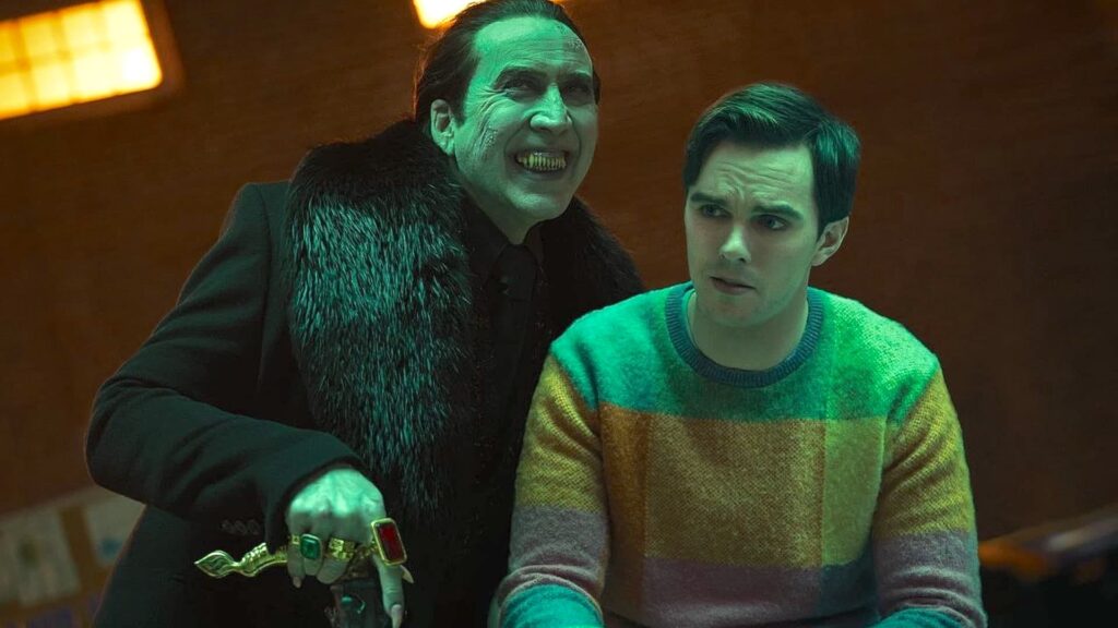 Dracula cackles over Renfield
