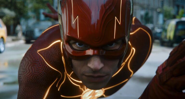 The Flash, in close-up