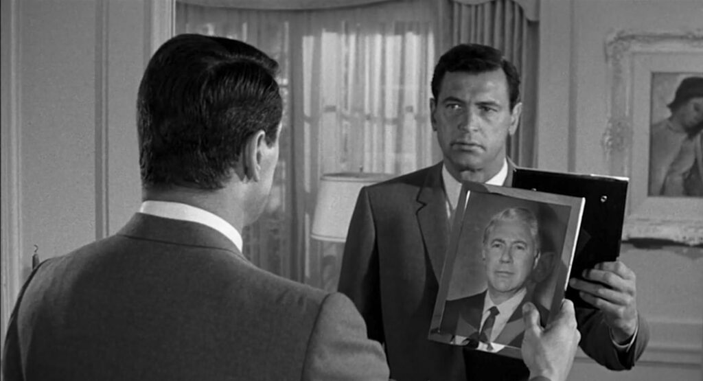 Tony with a picture of his former self