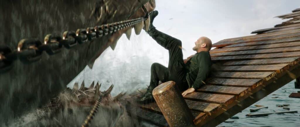 The meg takes on Jason Statham