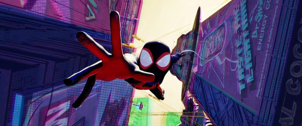 Spider-Man falls to earth