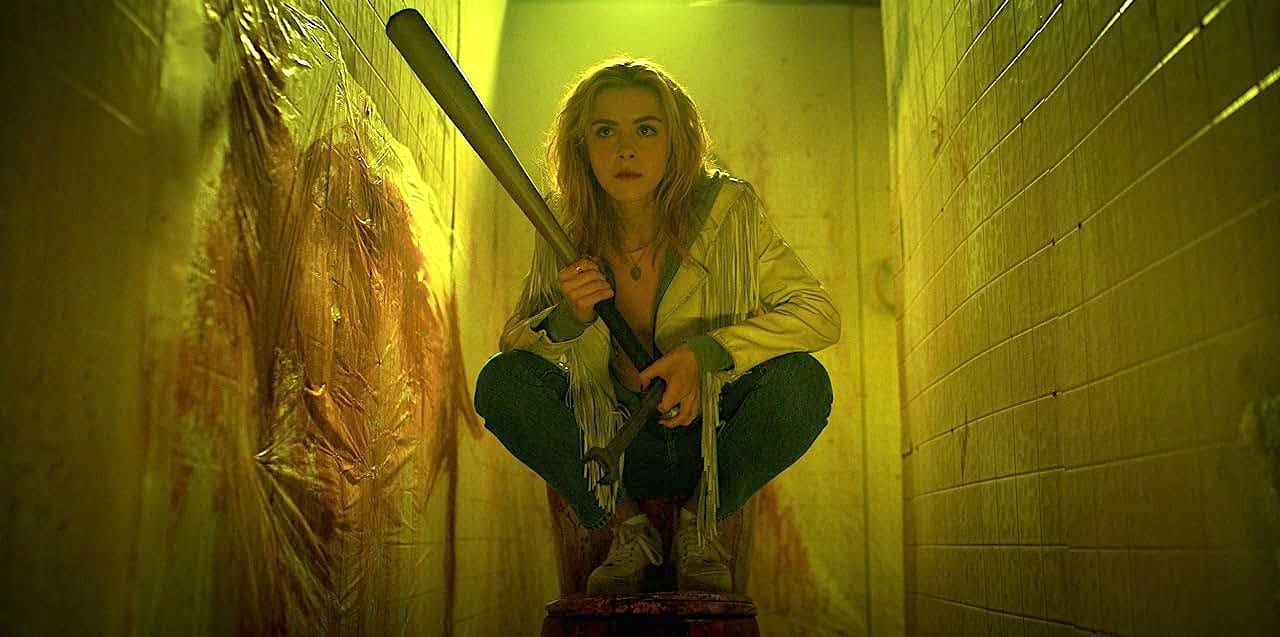 Jamie with baseball bat