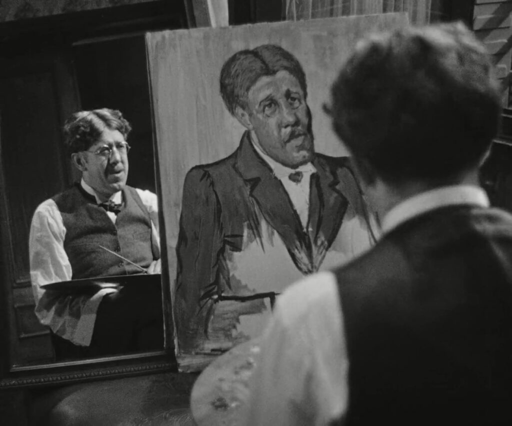 Maurice (Michel Simon) at his easel