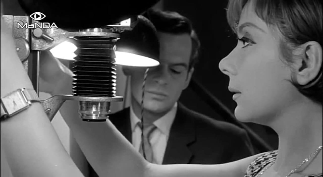 Gábor and Anna in the darkroom