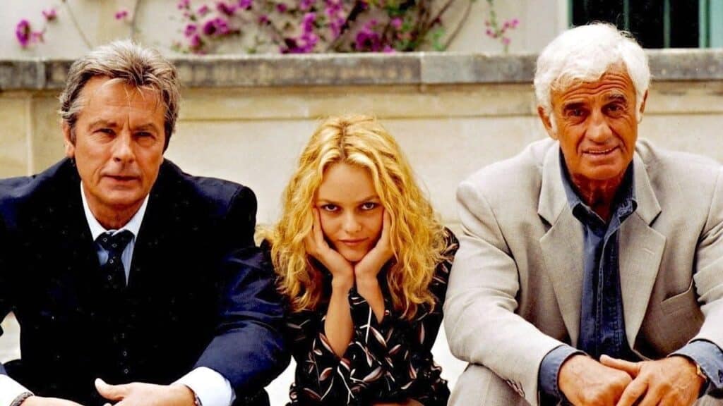 Alain Delon, Vanessa Paradis and Jean-Paul Belmondo