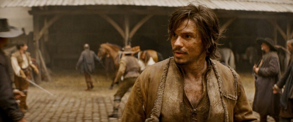 François Civil as D'Artagnan