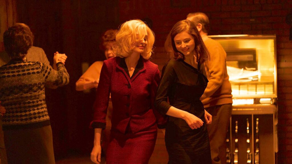 Rebecca and Eileen dance
