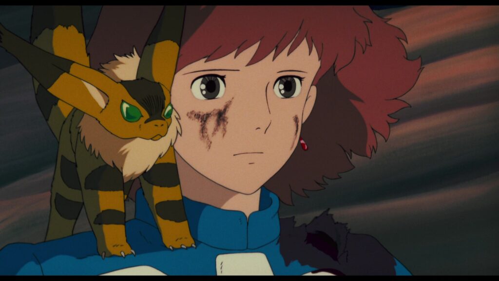 Heroine Nausicaä and companion fox squirrel