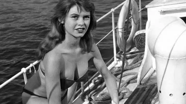 Brigitte Bardot in a bikini