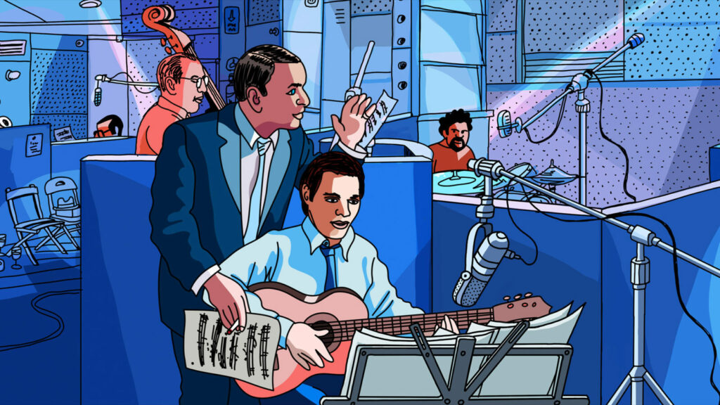 Frank Sinatra sings bossa nova with Ténorio and band