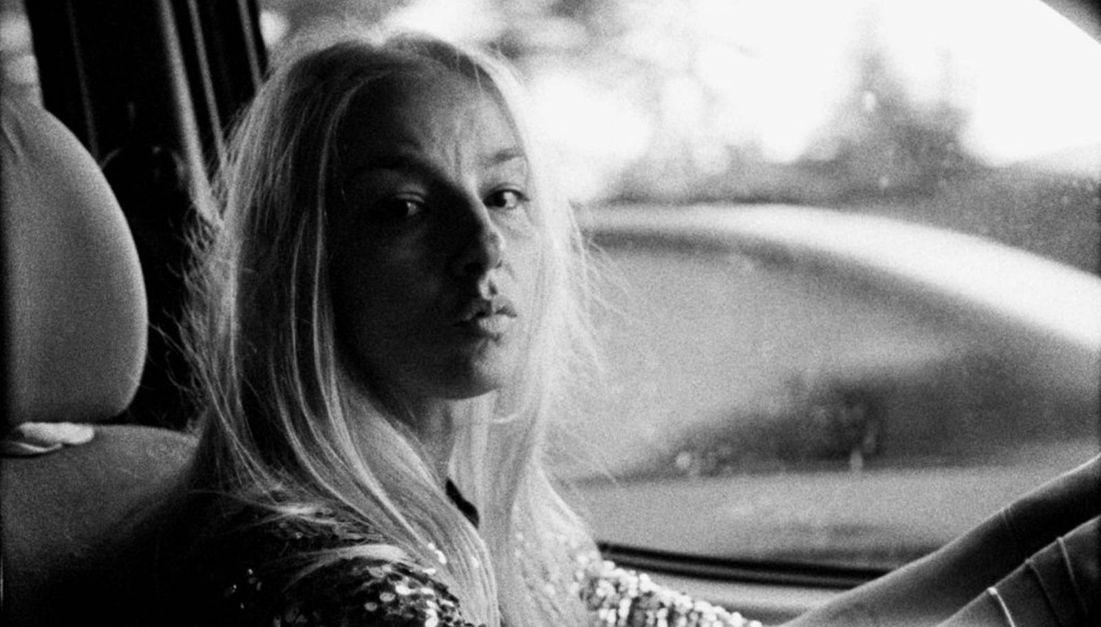 Angela Raducanu in her car