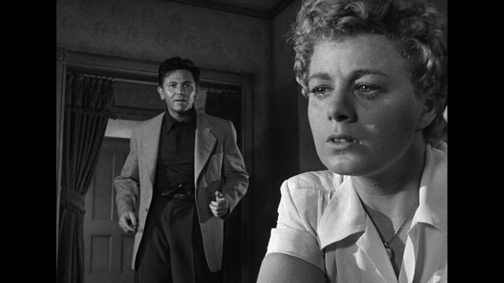 John Garfield and Shelley Winters