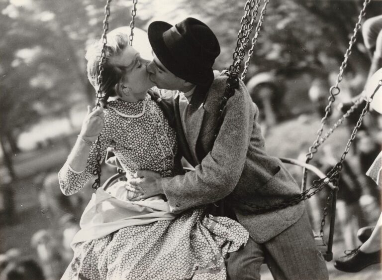 Marinka and Maté on the merry-go-round
