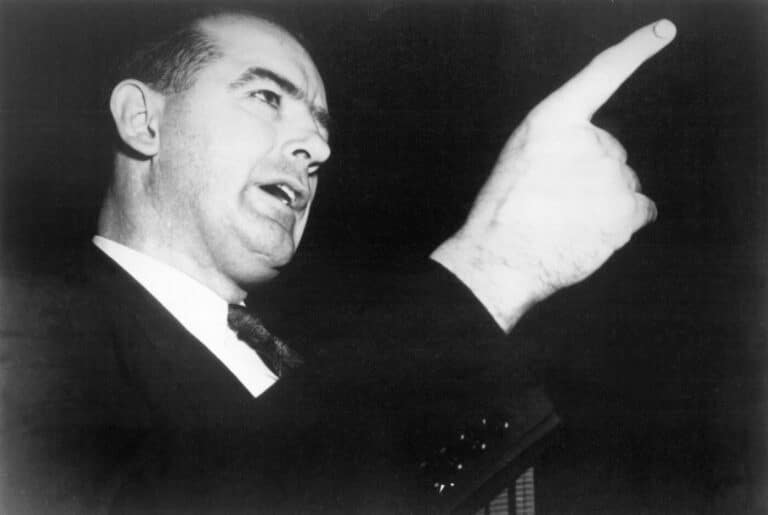 Joseph McCarthy makes a point of order