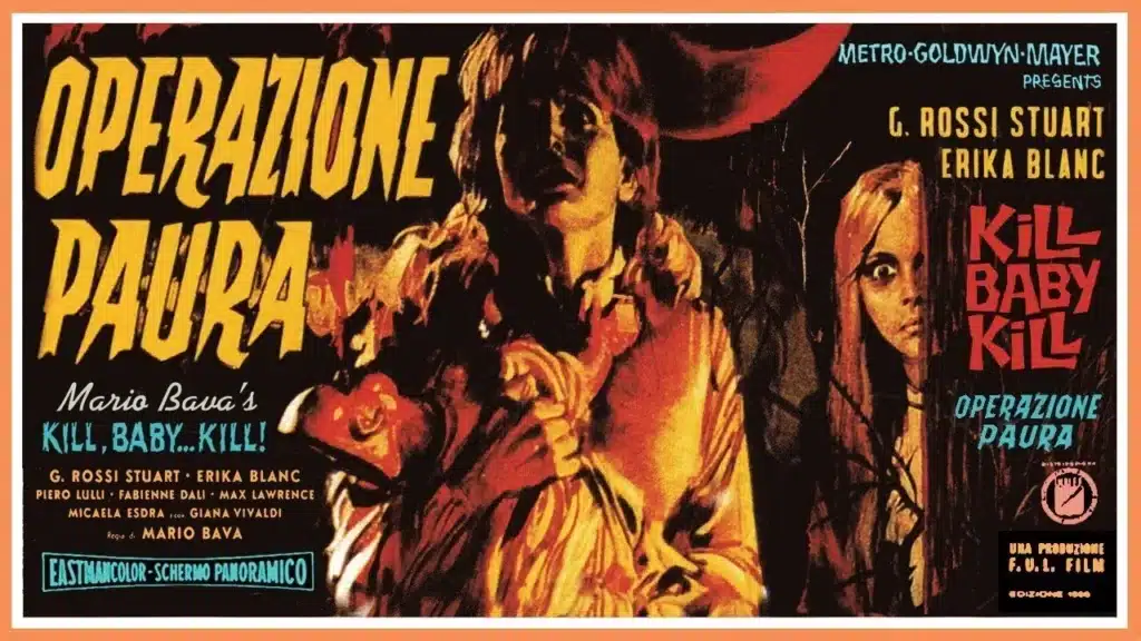 Original Italian poster for Kill, Baby… Kill!