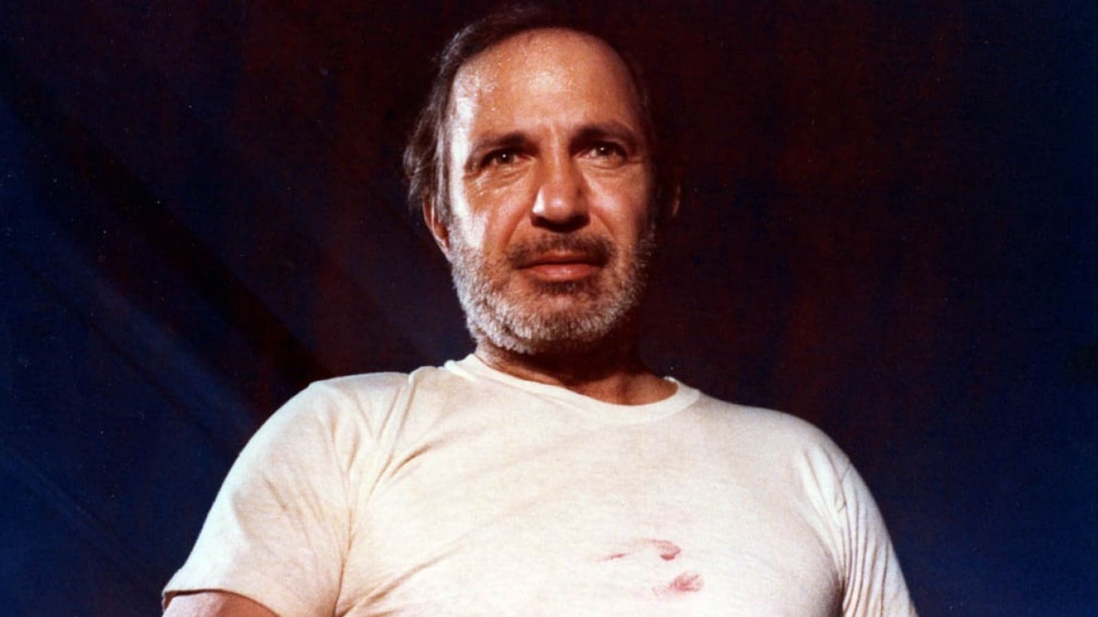 Ben Gazzara in stained white T shirt