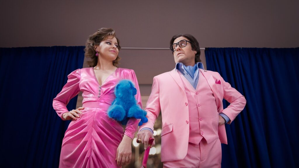 Robbie and Ty step out in pink