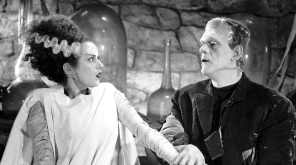 The Bride meets the monster