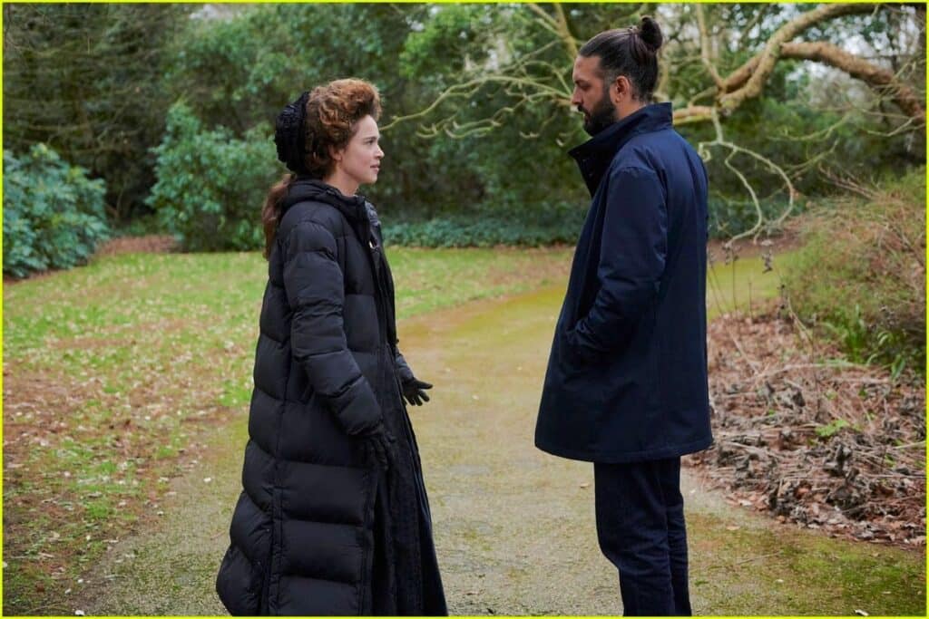 Alicia and Ben face each other