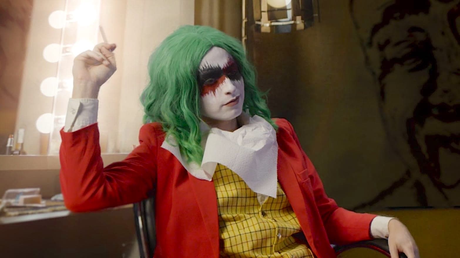 Vera Drew in full Joker garb