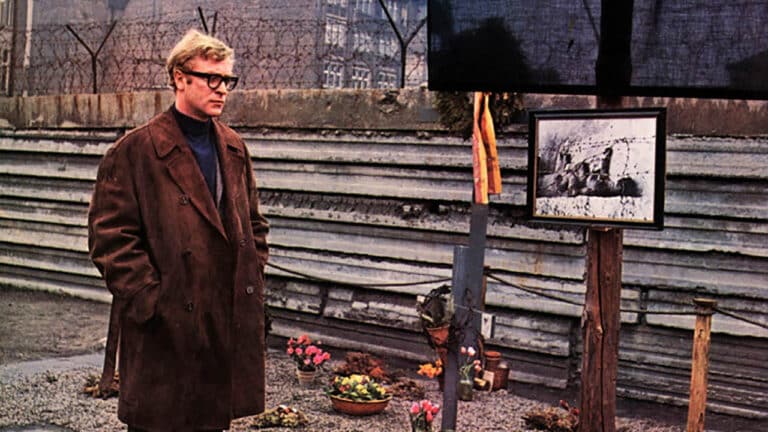 Harry Palmer by the Berlin Wall