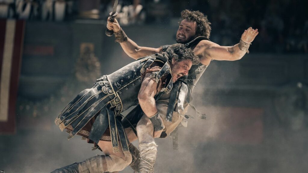 Acacius and Lucius fight